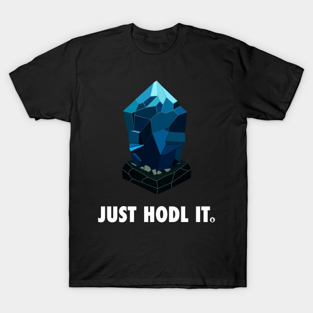 Just Hodl It : Lisk T-Shirt by CryptoTextile